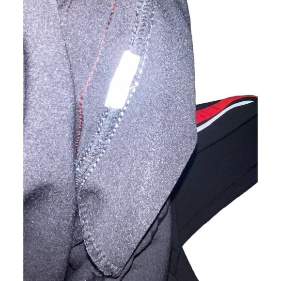 ZARA BASIC Women's Size Small Black Jogger Pants with Red White Side Stripes - Picture 8 of 8